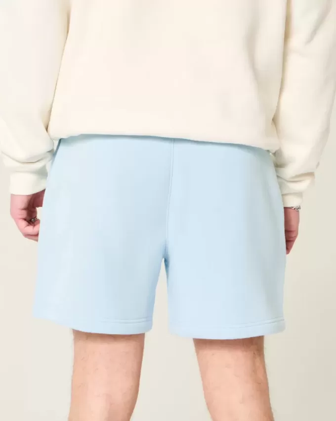 Hollister – Feel Good – Lockere Shorts aus Fleece bis zur Mitte des Oberschenkels Hollister – Feel Good – Lockere Shorts aus Fleece bis zur Mitte des Oberschenkels