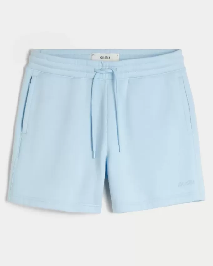 Hollister – Feel Good – Lockere Shorts aus Fleece bis zur Mitte des Oberschenkels Hollister – Feel Good – Lockere Shorts aus Fleece bis zur Mitte des Oberschenkels