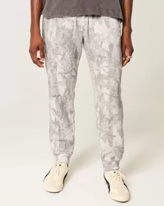 Hollister – Fleece-Jogginghose „Feel Good“ in Camouflage