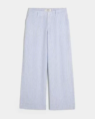 Hollister – Livvy – Hose mit niedriger Leibhöhe und weitem Bein