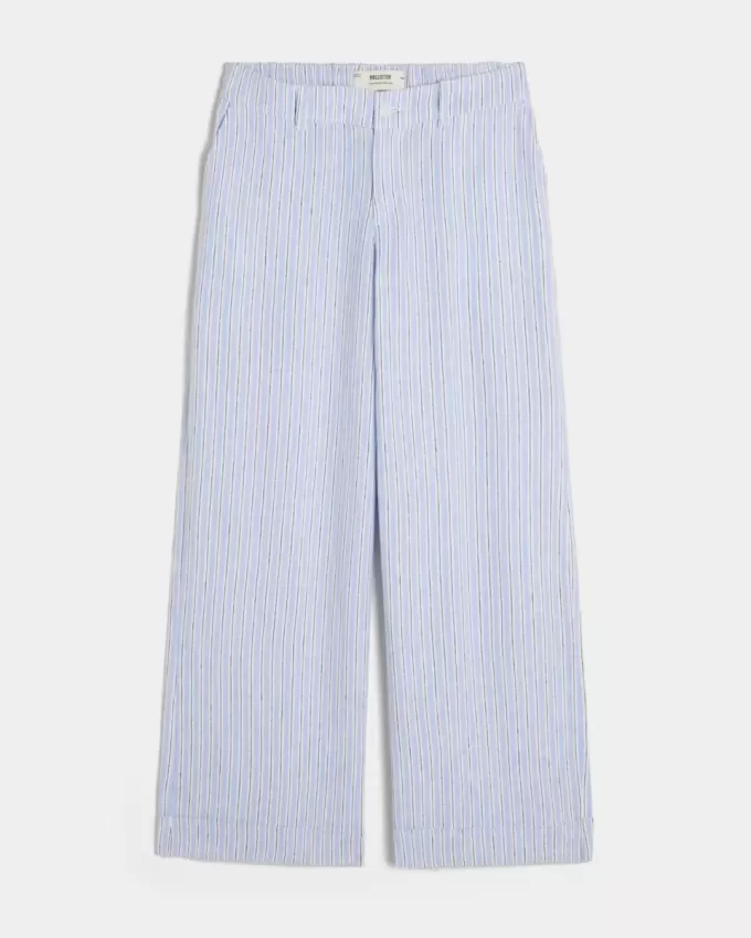 Hollister – Livvy – Hose mit niedriger Leibhöhe und weitem Bein