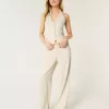 Hollister – Livvy – Hose mit niedriger Leibhöhe und weitem Bein