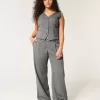 Hollister – Livvy – Hose mit niedriger Leibhöhe und weitem Bein