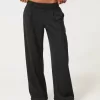 Hollister – Livvy – Hose mit niedriger Leibhöhe und weitem Bein