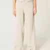 Hollister – Livvy – Hose mit niedriger Leibhöhe und weitem Bein