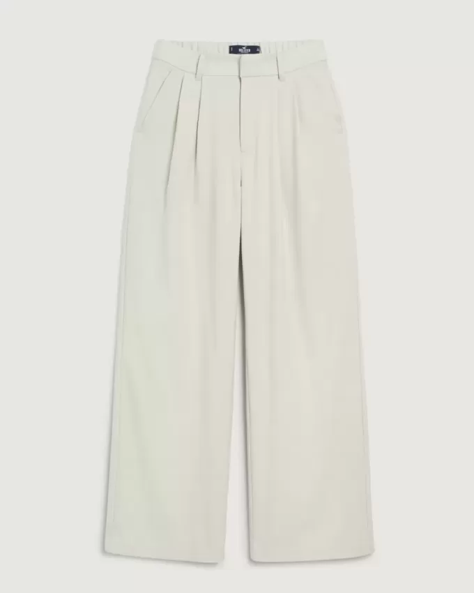 Hollister – Livvy – Hose mit ultrahohem Bund und weitem Bein Hollister – Livvy – Hose mit ultrahohem Bund und weitem Bein
