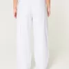 Hollister – Livvy – Ultrahoch geschnittene Hose aus Leinenmischung mit weitem Bein Hollister – Livvy – Ultrahoch geschnittene Hose aus Leinenmischung mit weitem Bein