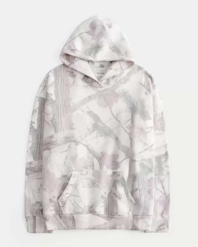 Hollister – Oversize-Kapuzenpullover „Feel Good“