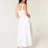 Hollister – Sofia – Maxikleid mit seitlich gesmokten Ösen Hollister – Sofia – Maxikleid mit seitlich gesmokten Ösen