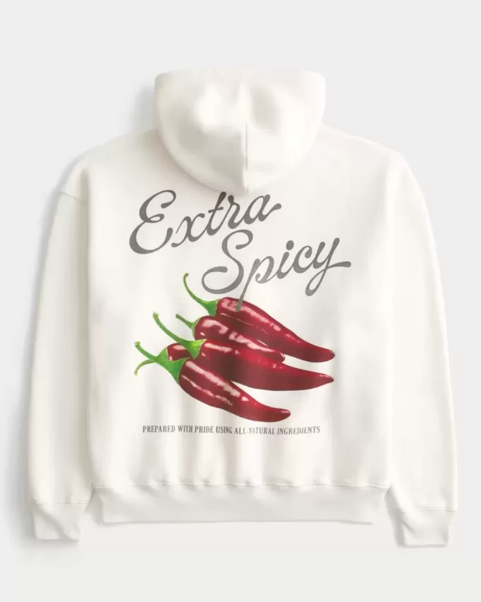 Hoodie mit „Extra Spicy Peppers“-Grafik Hoodie mit „Extra Spicy Peppers“-Grafik