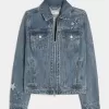 Jeansjacke mit Grafik der Klasse 26 Jeansjacke mit Grafik der Klasse 26
