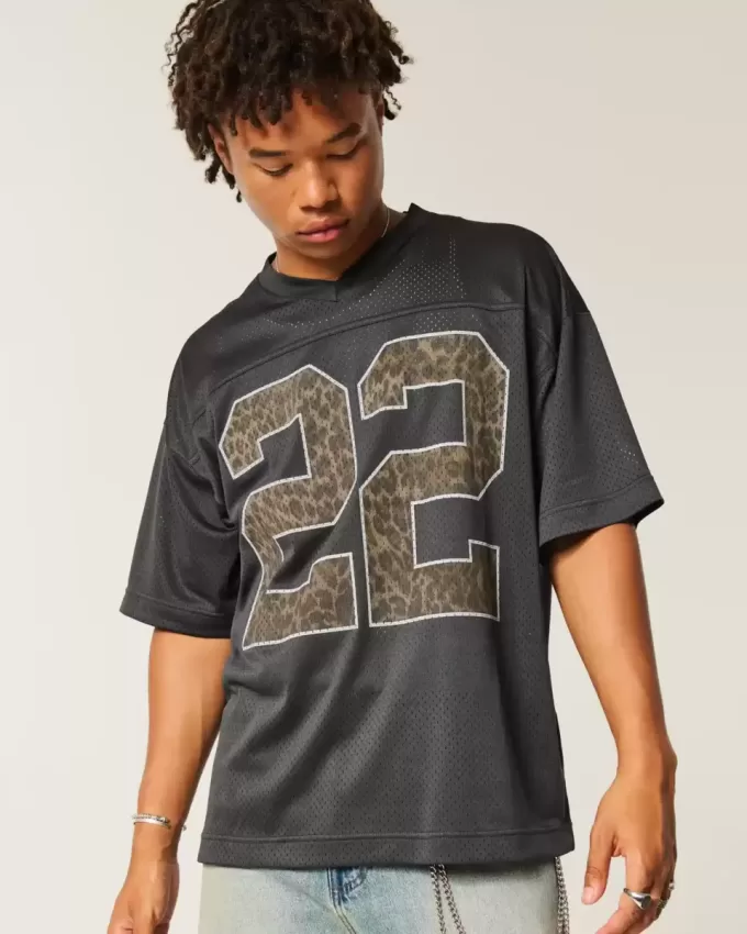Jersey mit Baggy-Muster und Grafik