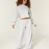 Jogginghose mit weitem Bein