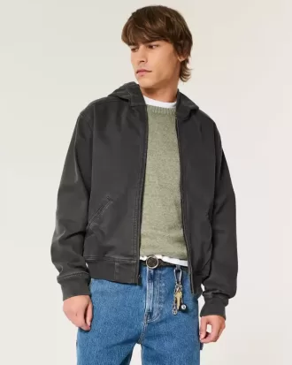 Kapuzenjacke mit Reißverschluss