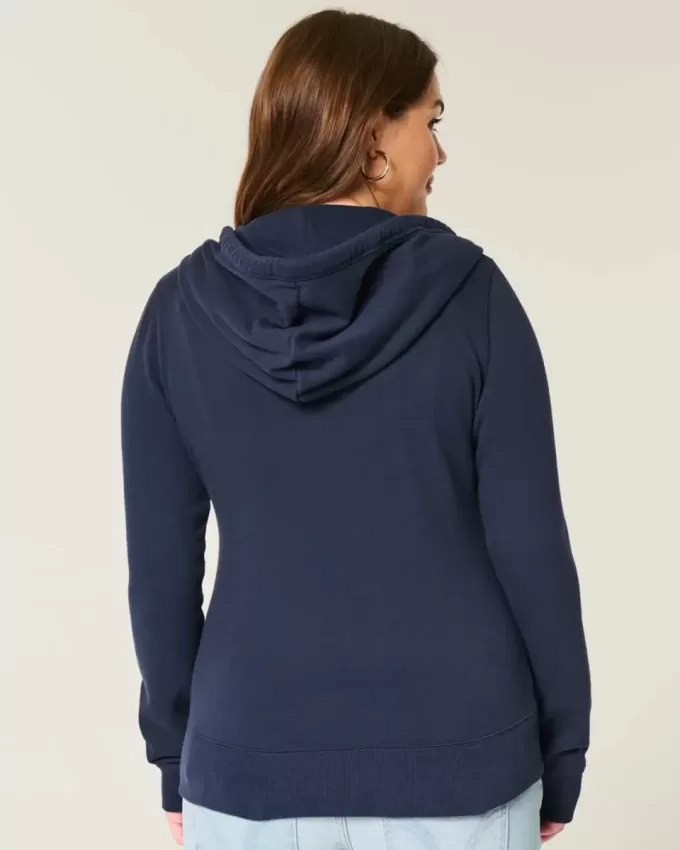 Kapuzenjacke mit Reißverschluss