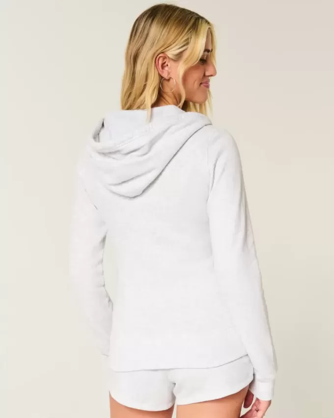 Kapuzenjacke mit Reißverschluss