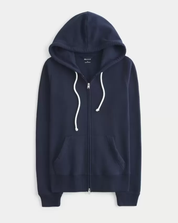Kapuzenjacke mit Reißverschluss