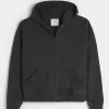 Kapuzenjacke mit Reißverschluss