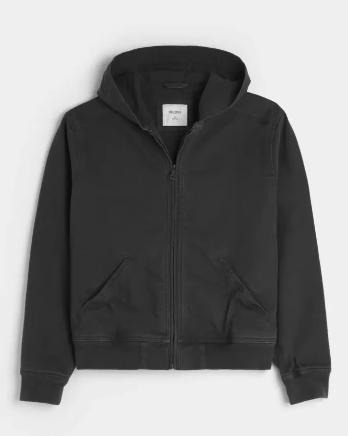 Kapuzenjacke mit Reißverschluss