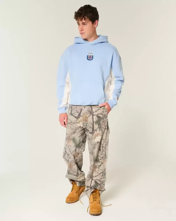 Kapuzenpullover mit Grafik des argentinischen Fußballverbands Kapuzenpullover mit Grafik des argentinischen Fußballverbands