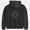 Kapuzenpullover mit kastiger Grafik Kapuzenpullover mit kastiger Grafik