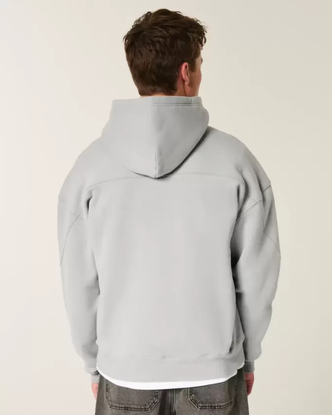 Kapuzenpullover mit kastiger Naht Kapuzenpullover mit kastiger Naht