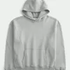 Kapuzenpullover mit kastiger Naht Kapuzenpullover mit kastiger Naht