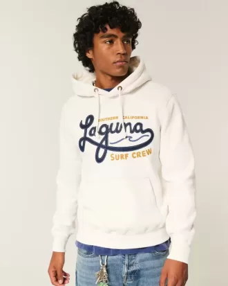Kapuzenpullover mit Laguna-Grafik und Surf-Crew-Grafik und Waffelfutter
