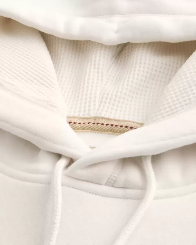 Kapuzenpullover mit Laguna-Grafik und Surf-Crew-Grafik und Waffelfutter Kapuzenpullover mit Laguna-Grafik und Surf-Crew-Grafik und Waffelfutter