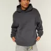 Kapuzenpullover mit rechteckiger Passform Kapuzenpullover mit rechteckiger Passform