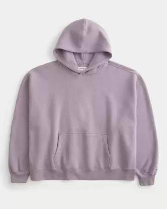 Kapuzenpullover mit rechteckiger Passform