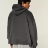 Kapuzenpullover mit rechteckiger Passform Kapuzenpullover mit rechteckiger Passform