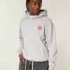 Kastenförmiger Arsenal FC-Kapuzenpullover mit Grafik