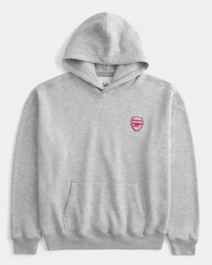 Kastenförmiger Arsenal FC-Kapuzenpullover mit Grafik