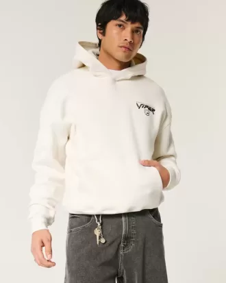 Kastenförmiger Dodge Viper-Kapuzenpullover mit Grafik