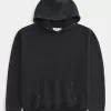 Kastenförmiger Hoodie mit Nieten Kastenförmiger Hoodie mit Nieten