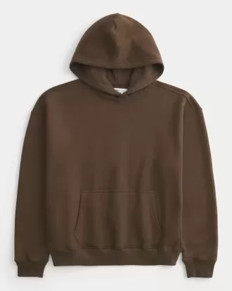 Kastenförmiger Kapuzenpullover