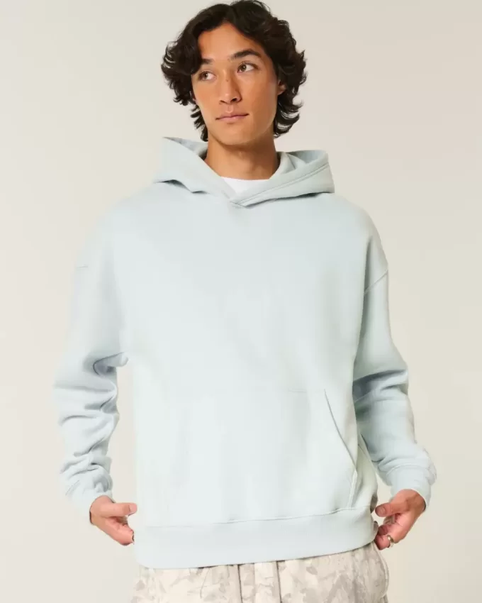Kastenförmiger Kapuzenpullover Kastenförmiger Kapuzenpullover