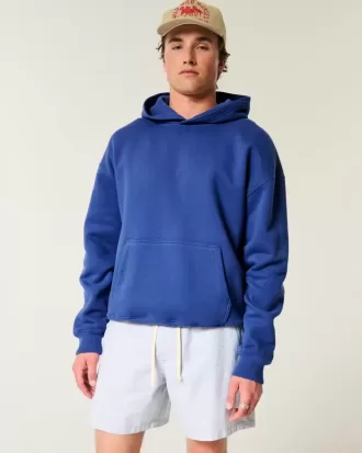 Kastenförmiger Kapuzenpullover