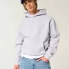 Kastenförmiger Kapuzenpullover Kastenförmiger Kapuzenpullover
