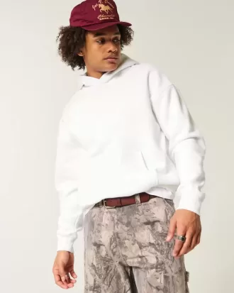 Kastenförmiger Kapuzenpullover