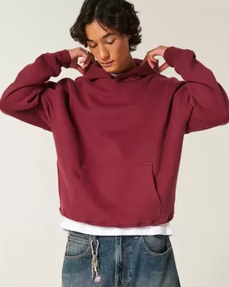 Kastenförmiger Kapuzenpullover