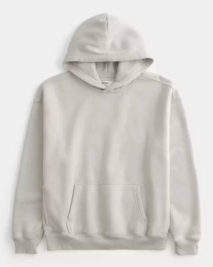 Kastenförmiger Kapuzenpullover Kastenförmiger Kapuzenpullover