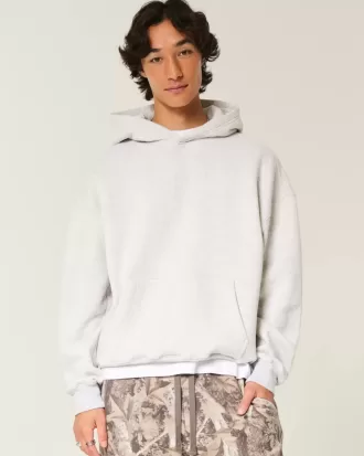 Kastenförmiger Kapuzenpullover