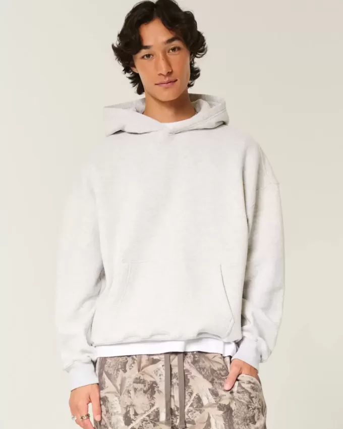 Kastenförmiger Kapuzenpullover Kastenförmiger Kapuzenpullover