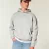 Kastenförmiger Kapuzenpullover Kastenförmiger Kapuzenpullover