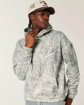 Kastenförmiger Kapuzenpullover