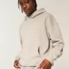 Kastenförmiger Kapuzenpullover