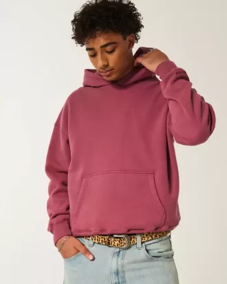 Kastenförmiger Kapuzenpullover