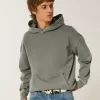 Kastenförmiger Kapuzenpullover